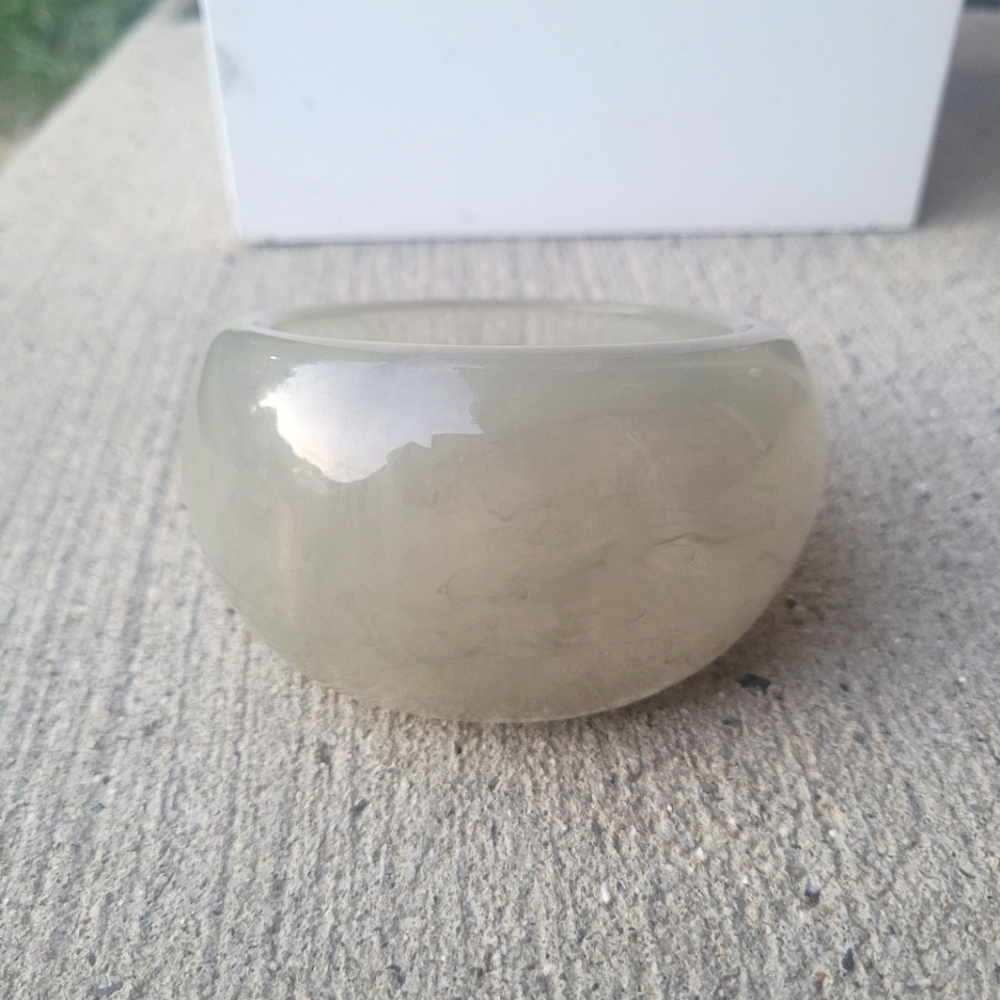 VINTAGE 90's Chunky Smoky Gray Bracelet